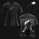 Kakashi Hatake T-Shirt Washed Vintage, Naruto Anime Oversize Streetwear Tee, Sharingan Ninja Graphic Shirt, Unisex Heavyweight Cotton Top, Gift for Anime & Manga Fans