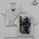 Kamen Rider Knight Oversized Tee | Vintage Tokusatsu Streetwear | Superhero Manga Graphic Shirt | Heavyweight Cotton Oversized Tee | Dark Aesthetic Otaku Apparel | Unisex Anime Streetwear | Trending Streetwear 2025