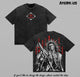 Kenpachi Zaraki Bleach Thousand-Year Blood War Vintage Washed Tee, Soul Reaper Captain Anime Graphic Oversized Heavyweight Cotton Shirt