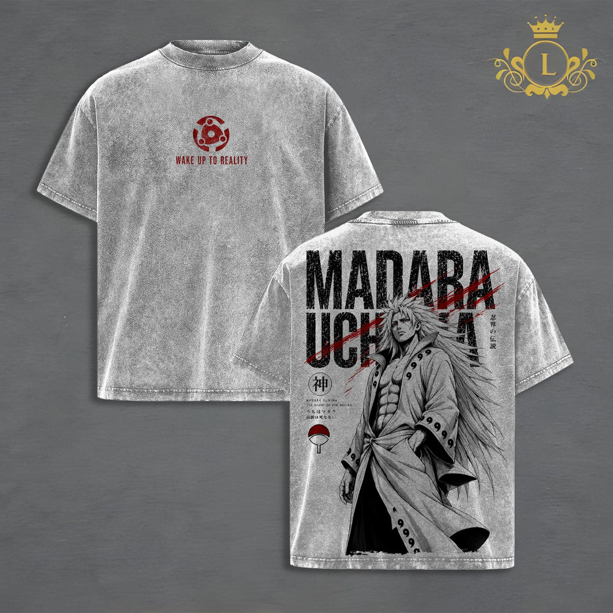 Madara Uchiha Anime Graphic T-Shirt Hoodie, Legendary Uchiha Clan Vintage Washed Tee, Sharingan Streetwear, Japanese Manga Oversized Shirt, Premium Cotton Apparel, Harajuku Fashion, Unisex Anime Gift
