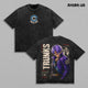 Future Trunks Time Traveler DBZ Anime Graphic Vintage Shirt, Capsule Corp Future Warrior Double Printed Tee Heavyweight Cotton Streetwear