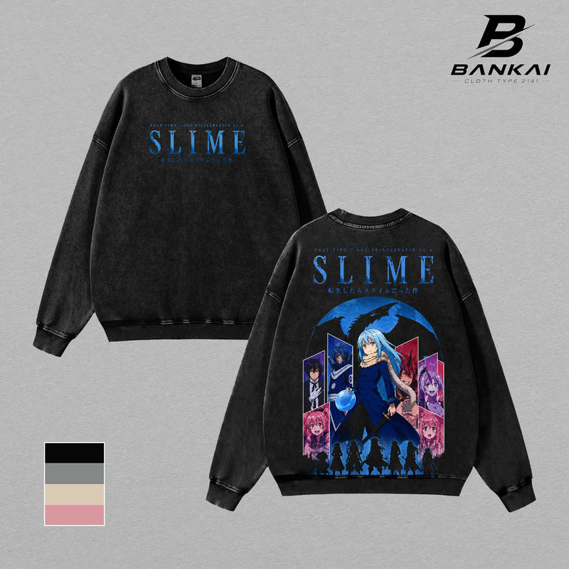Rimuru Tempest Slime Anime T-Shirt, That Time I Got Reincarnated as a Slime Graphic Tee, Vintage Anime Shirt, Oversized Streetwear T Shirt, Anime Sweatshirt, Graphic Hoodie, Anime Tank Top, Manga Shirt, Back Print Tee, Trendy Graphic Shirts, Anime Merch