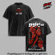 MSN-04 Sazabi Gundam T-Shirt, Mobile Suit Gundam Graphic Tee, Char's Counterattack Shirt, Mecha Anime Streetwear T-Shirt, Vintage Graphic Tee, Sazabi Back Print Shirt, Graphic Tee, Gundam Mecha Apparel, Trendy Streetwear Anime Merch, Soft Casual T-Shirt