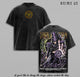 Dark Magician Yu-Gi-Oh Vintage Washed T-Shirt | Retro Anime Streetwear Inspired by the Legendary Spellcaster | Magic Circle Graphic Tee for YuGi Style Fans | Heavy Cotton