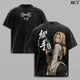 Tsunade Naruto Washed T-Shirt, Vintage Anime Oversized Tee, Heavy Cotton Streetwear Shirt