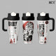 Broly Legendary Super Saiyan - Dragon Ball Anime - Berserker Power Manga Style Embossed Raised Art - 17oz 24oz 30oz Insulated Tumbler, Stainless Steel Water Bottle, Straw Cup, Handle Travel Mug