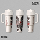 Seraphim Angel Insulated Tumbler 17oz, 24oz, 30oz, Christian Religious Gothic Winged Angel Design, Stainless Steel Travel Cup, Double Wall Vacuum Water Bottle