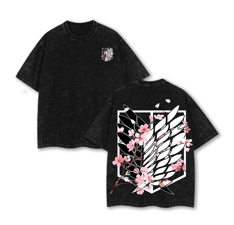 Attack On Titan Anime Unisex Tee, Wings Of Freedom AOT Shirts
