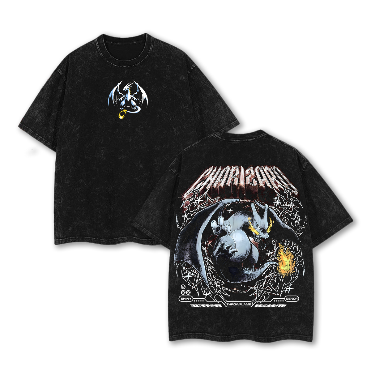 Charizard Pokemon Washed T-Shirt