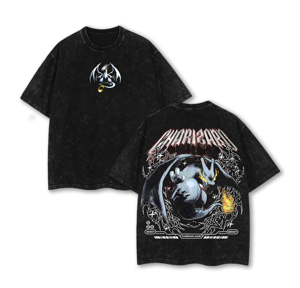 Charizard Pokemon Washed T-Shirt