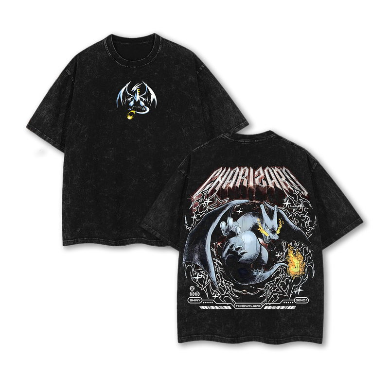 Charizard Pokemon Washed T-Shirt