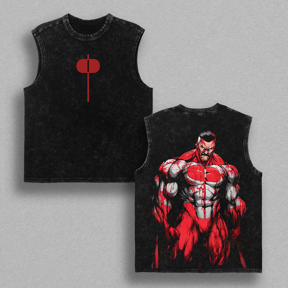 Omni Man - Invincible Retro Vintage Menswear Gift movie fans Top Apparel Classic Oversized Seamless Simple Straight Man Clothes Cotton designer shirts, graphic tees, men gifts