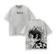 Tanjiro Kamado - Demon Slayer Anime Double Printed Vintage Washed Tee