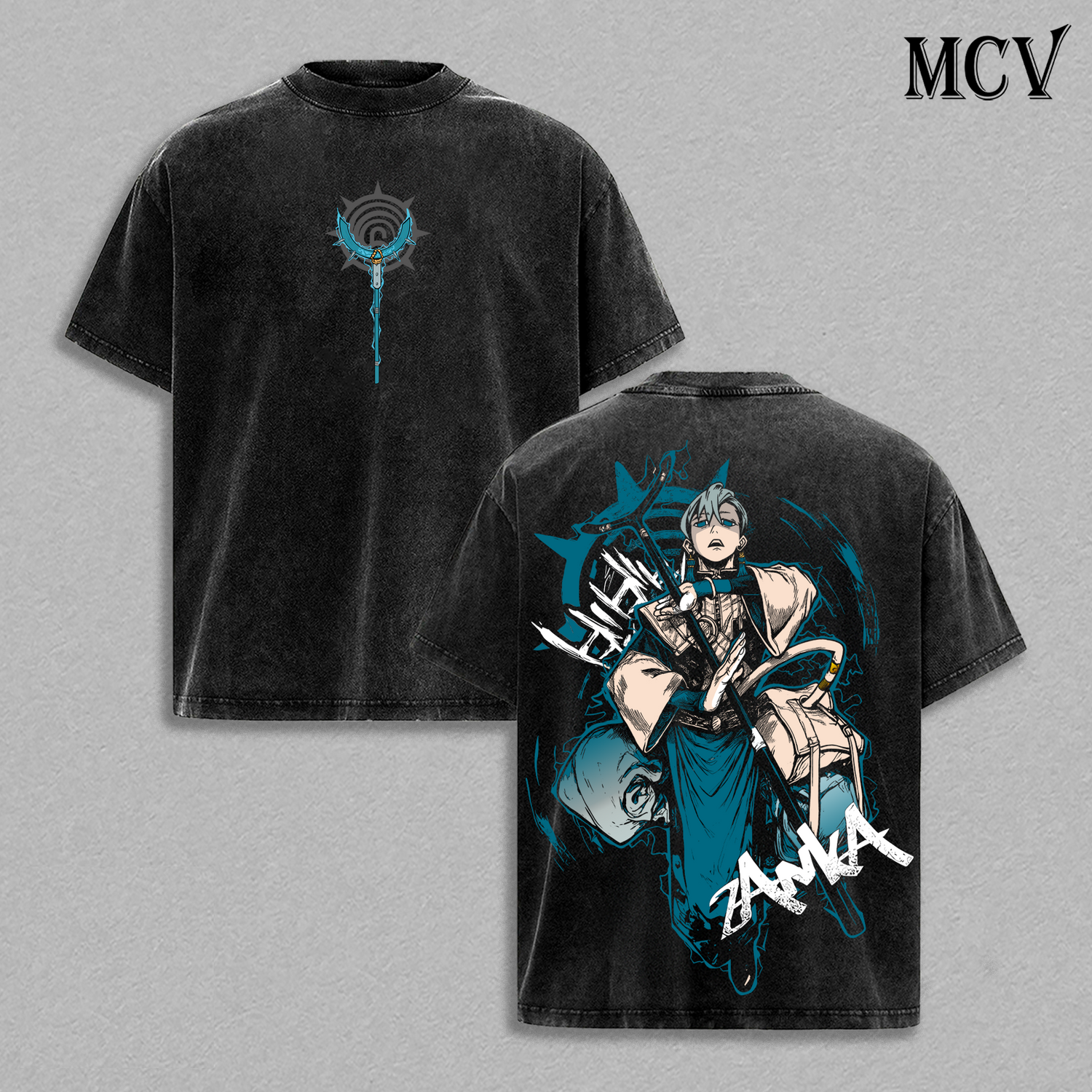 Zanka Nijiku Gachiakuta T-Shirt, Trash World Anime Tee, Grunge Power Graphic Vintage Washed Tee