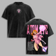 Atom Eve Invincible Anime Double Printed Vintage Washed Tee