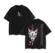 Kon Chainsaw Man T-Shirt – Fox Devil Vintage Washed Oversized Heavy Cotton Anime Manga Tee