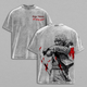 My Hero Academia Keigo Takami "Hawks" Oversized Vintage Wash T-Shirt, Heavyweight Cotton Anime Graphic Tee for Men & Women