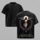 Jesus Crucifix Cross T-Shirt Washed | Hoodie Washed | He Died For Our Sins Bible Verse Tee | Christian Faith Streetwear | Religious Vintage Shirt | Glory Threads Gospel Clothing