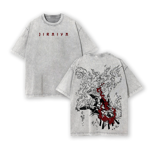 Jiraiya Vintage Washed Oversized T-Shirt – Naruto