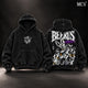 Beerus Dragon Ball Super Vintage Washed Oversized Hoodie, Double-Sided God of Destruction Anime Graphic Pullover, Lord Beerus Hakaishin Design, Retro Y2K Streetwear, Unisex Dragon Ball Fan Gift
