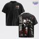 White Scars Warhammer 40,000: Dawn of War IV T-Shirt, Retro Grimdark Sci-Fi Graphic Tee, Space Warrior Tabletop Gaming Streetwear, Warhammer 40K Fan Apparel, Gift for Men & Women, Video Game Shirt, Boy Merch Streetwear