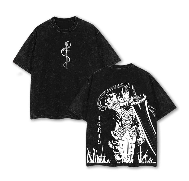 Igris Oversized Tee | Solo Leveling Shadow Knight Graphic Shirt
