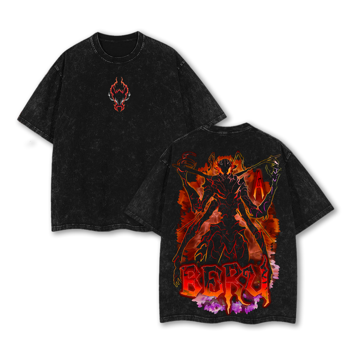 Beru - Solo Leveling Washed T-Shirt