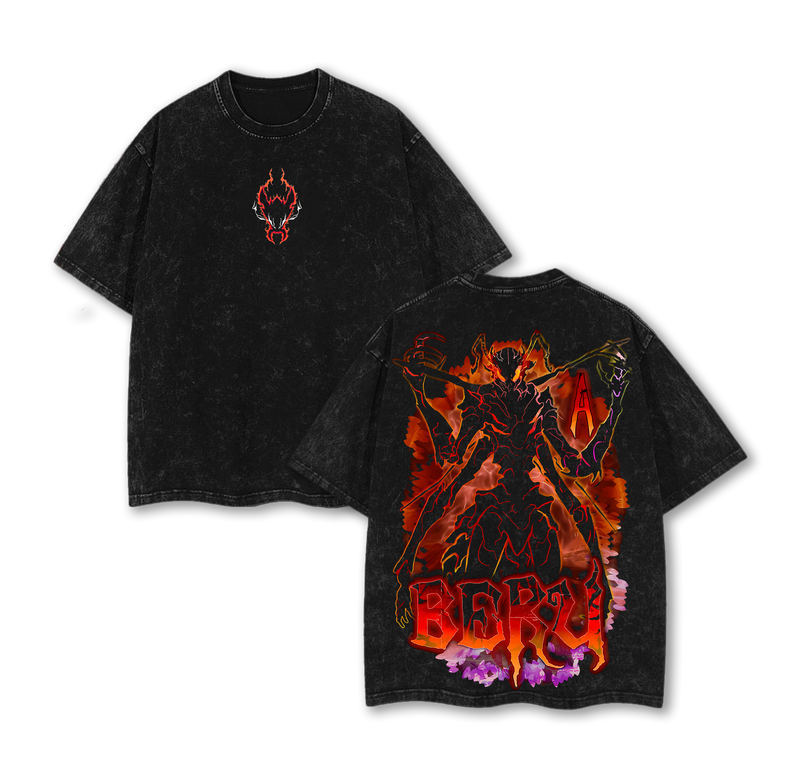 Beru - Solo Leveling Washed T-Shirt