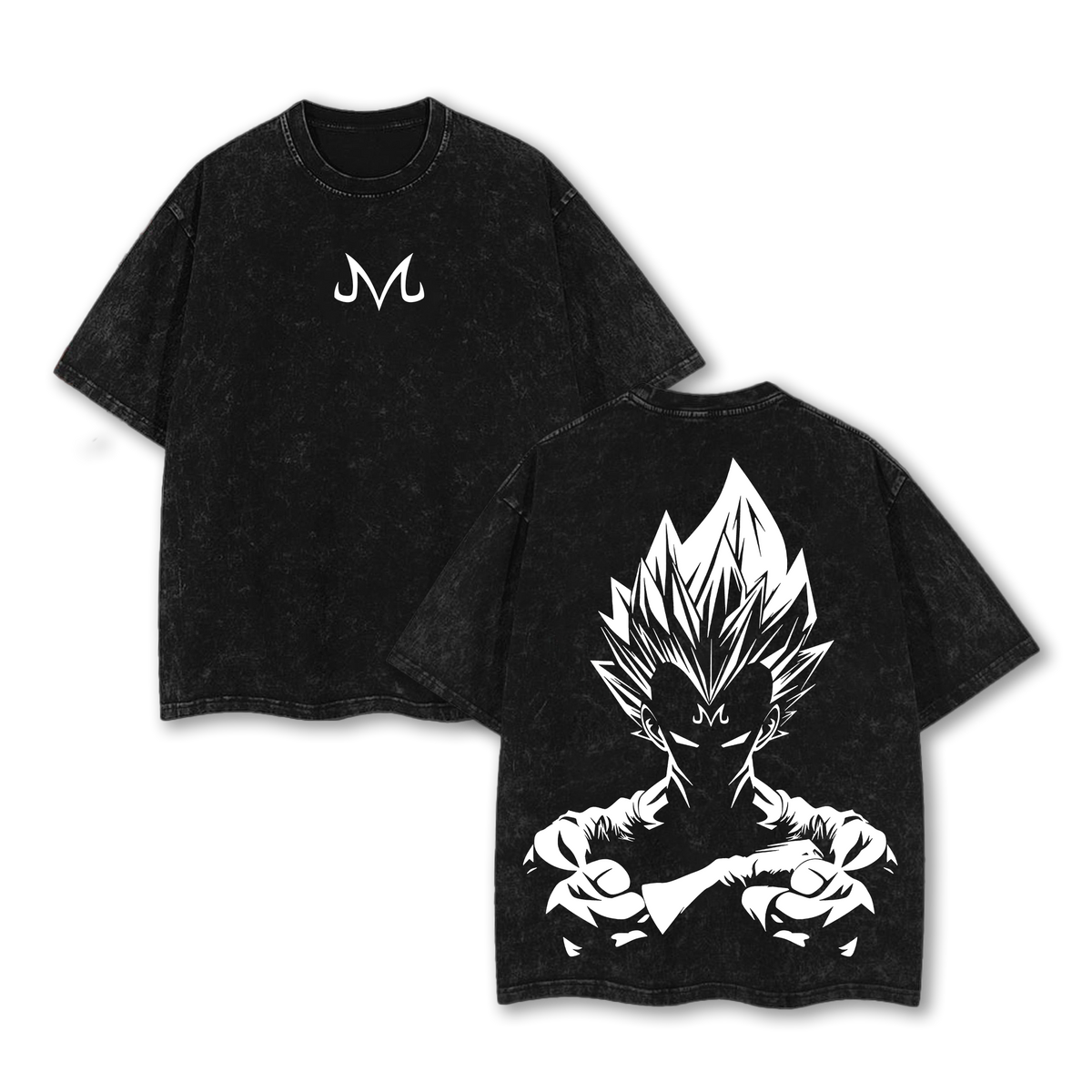 Retro Vintage Limited MAJIN VEGETA M - Dragon Ball Anime Washed Tee