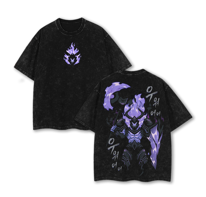 Iron - Solo Leveling Washed T-Shirt