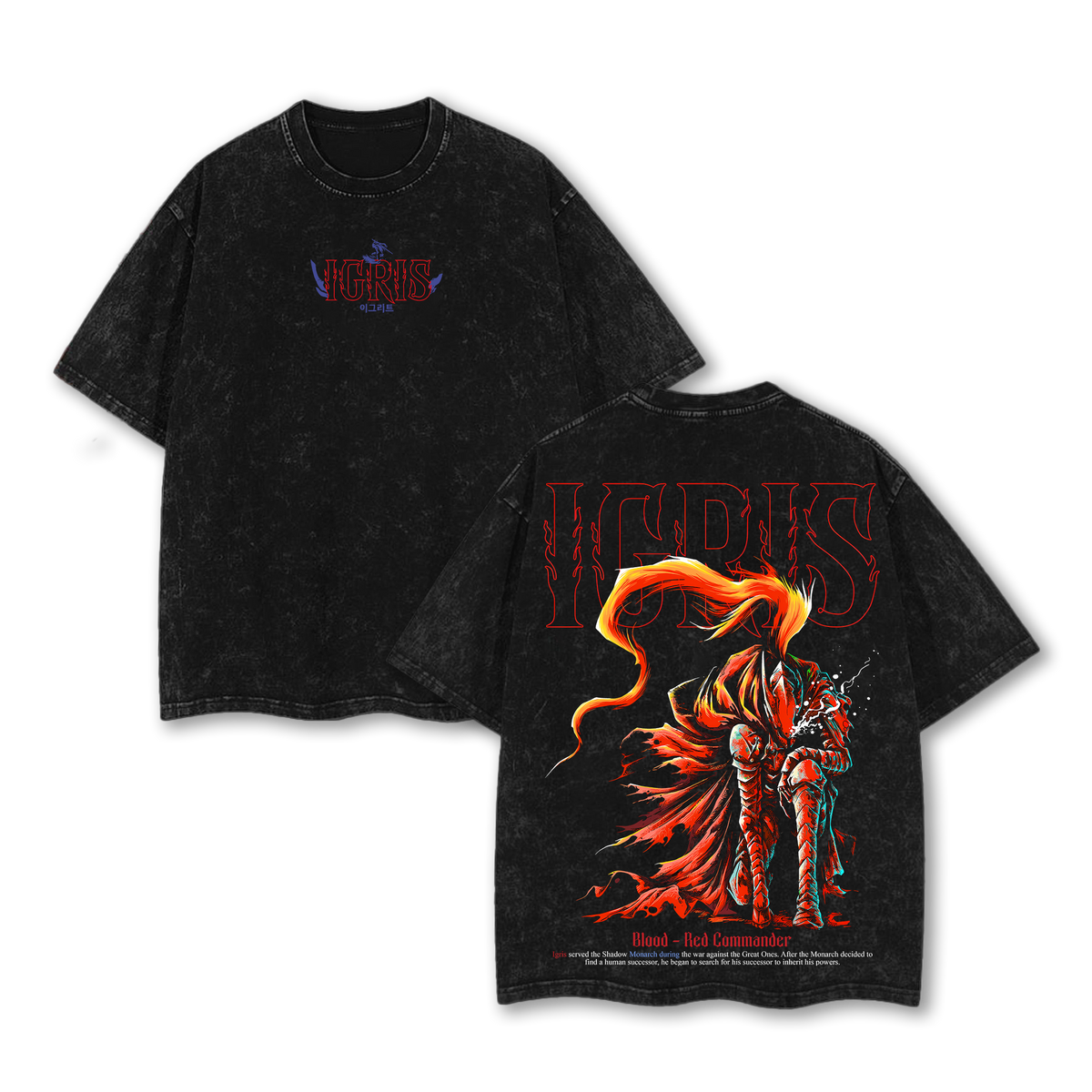 Iris v.1 - Solo Leveling Washed T-Shirt