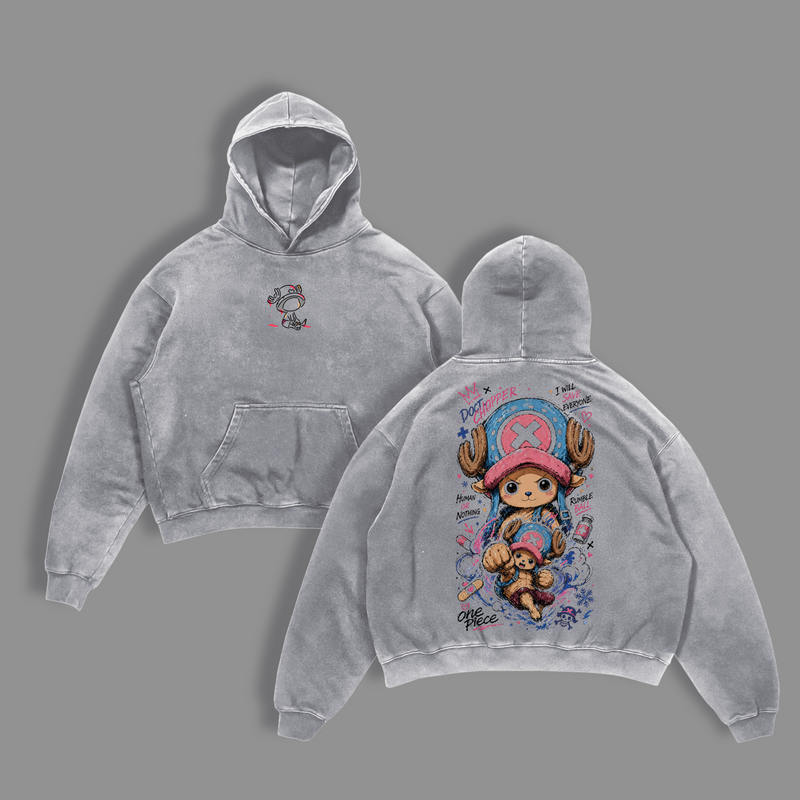 Tony Chopper - OnePiece Vintage Washed Tee 90s