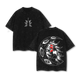 Kokushibo - Demon Slayer Vintage Unisex Oversize Anime Washed T-shirt