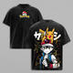 Monster Trainer Graphic Tee | Vintage Washed Oversized Shirt | Anime Adventure Inspired | Streetwear Drop