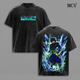 Broly Legendary Super Saiyan Vintage Washed T-Shirt, DBZ Anime Graphic Tee, Power Aura Streetwear Heavy Cotton Shirt