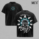 Gojo Six Eyes T-Shirt, Jujutsu Kaisen Anime Tee, Blue Eye Infinity Graphic Vintage Washed Tee