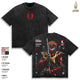 Kamen Rider – Tokusatsu Action Oversize Graphic Tee, Acid Washed Heavy Cotton Shirt, Vintage Japanese Streetwear, Unisex Casual Wear, Hero Merch
