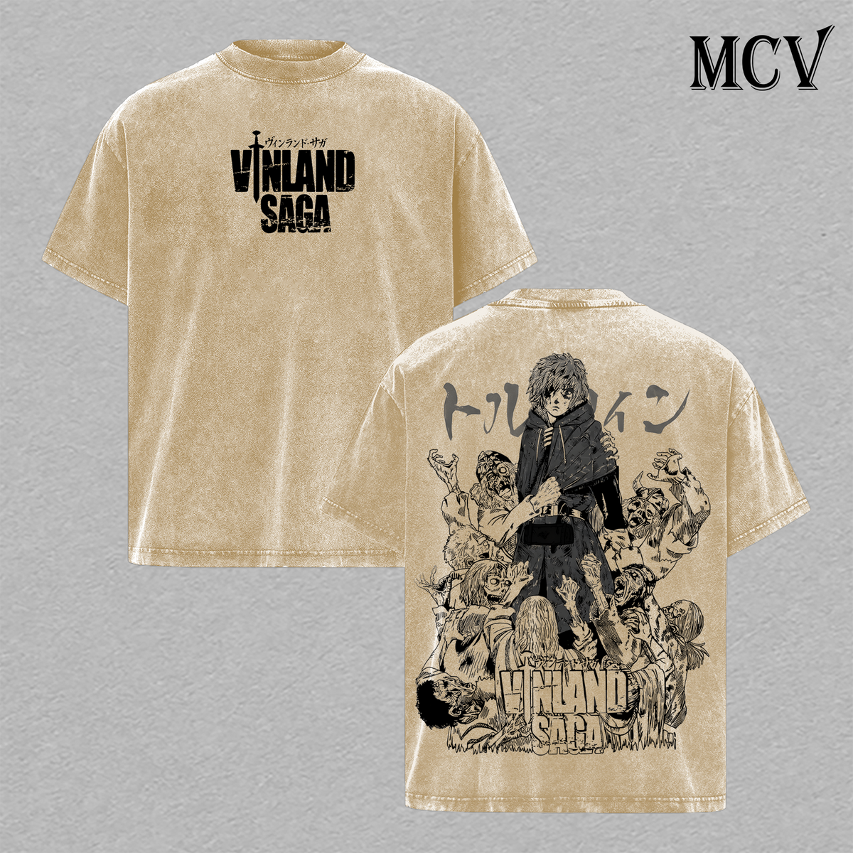Thorfinn Vinland Saga T-Shirt, Viking Anime Tee, Warrior Journey Graphic Vintage Washed Tee