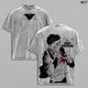 Hiromi Higuruma Washed Vintage Tee – Jujutsu Kaisen Anime Deadly Sentencing Judgeman Graphic T-Shirt, Unisex Oversize Heavyweight Cotton Manga Streetwear, JJK Tee