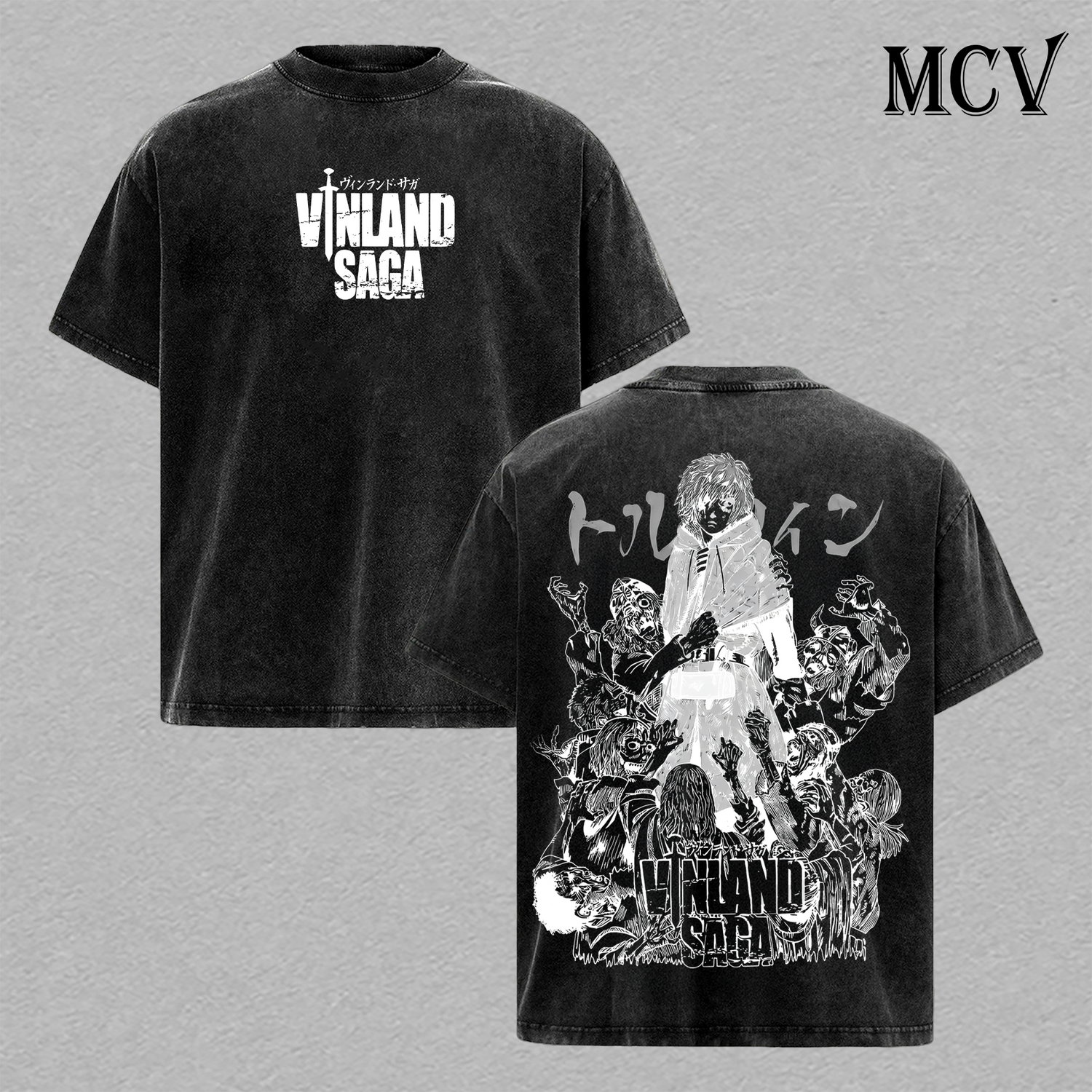Thorfinn Vinland Saga T-Shirt, Viking Anime Tee, Warrior Journey Graphic Vintage Washed Tee