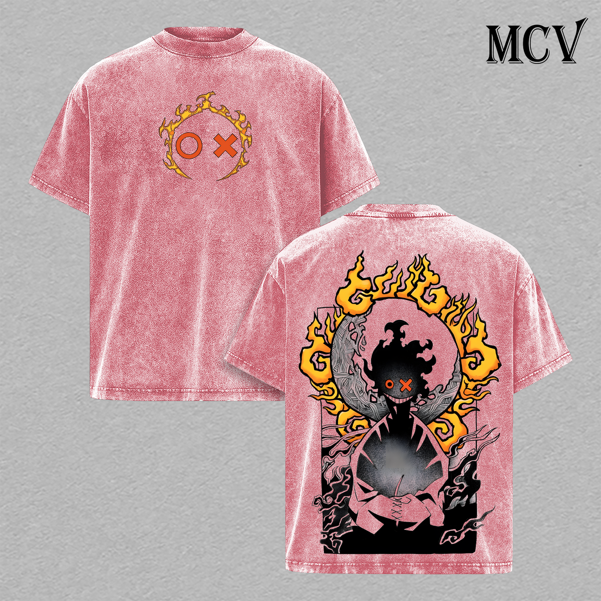 Benimaru Shinmon T-Shirt, Fire Force Anime Tee, Flame Captain Graphic Vintage Washed Tee