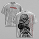 Vinland Saga Thorfinn Graphic Tee, Vintage Washed Cotton, Unisex Oversized T-shirt, Dark Aesthetic with Viking-Inspired Sword Design, Powerful Quote for Anime Fans