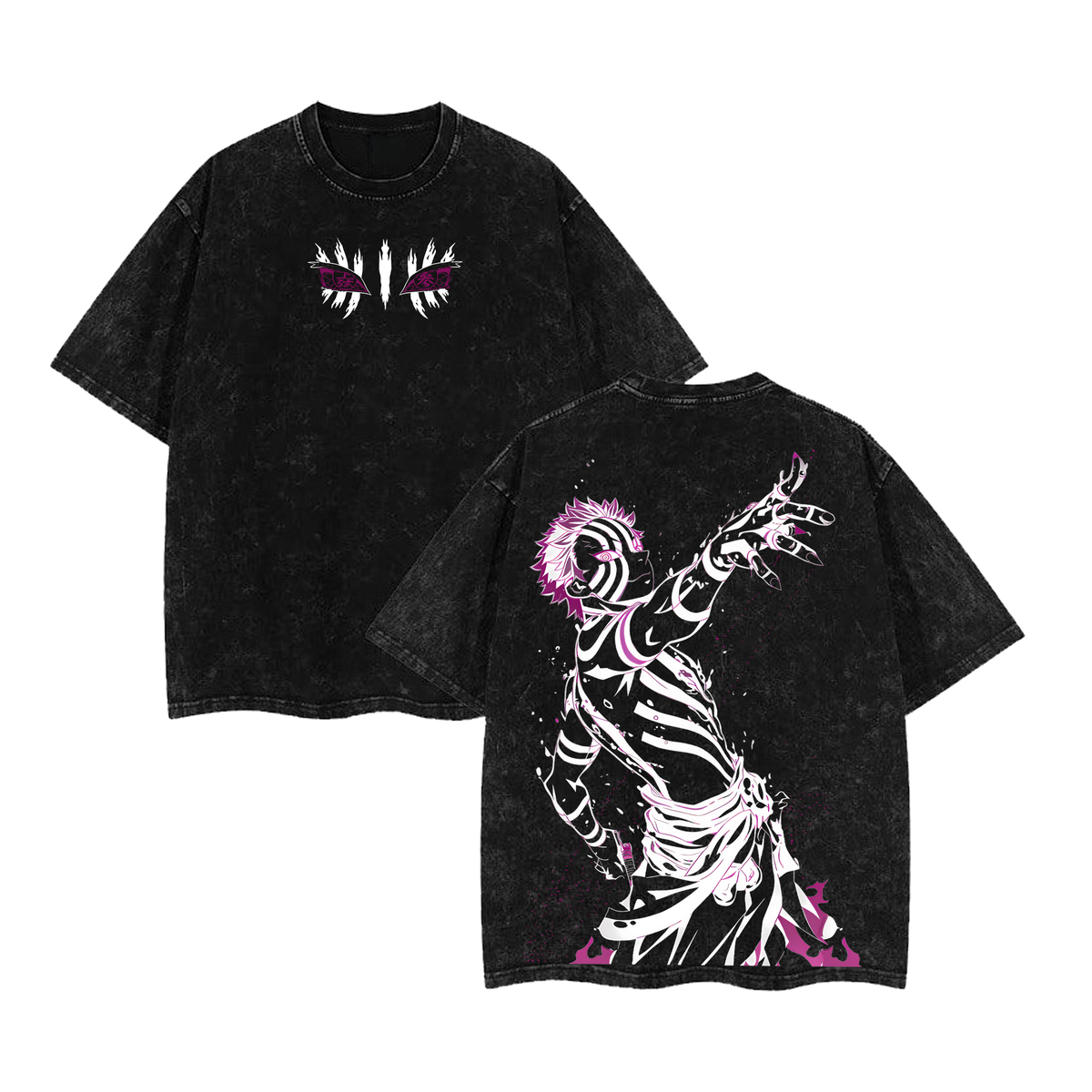 Akaza - Demon Slayer Infinity Castle Washed T-Shirt