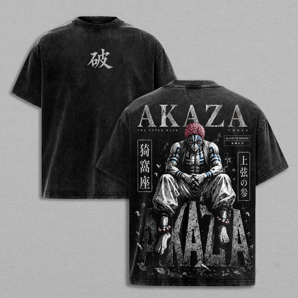 Akaza Demon Slayer Anime Tank Tops Men, Gym Tank Top, Men’s Workout Sleeveless Shirt, Bodybuilding Fitness Tank, Vintage Washed Anime Muscle Shirt, Graphic Gym Wear, Athletic Training Top, Akaza Streetwear, Anime Gift for Men