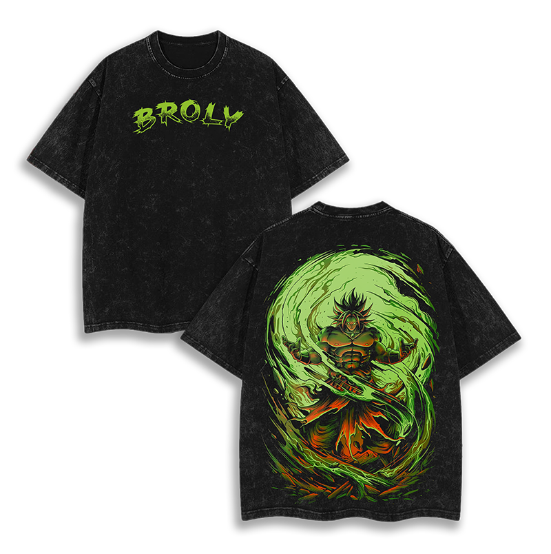 BROLY -  Dragon Ball Washed T-Shirt