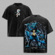 Lucario Pokemon T-Shirt, Pokemon Anime Graphic Tee, Vintage Washed Oversized Heavyweight Cotton Shirt, Retro Gaming Streetwear, Unisex Graphic Apparel, Gift for Pokemon Fans