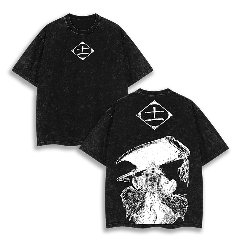 Kenpachi Zaraki Bleach Washed T-Shirt