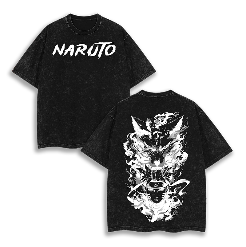 Uzumaki Naruto  Anime Washed T-Shirt
