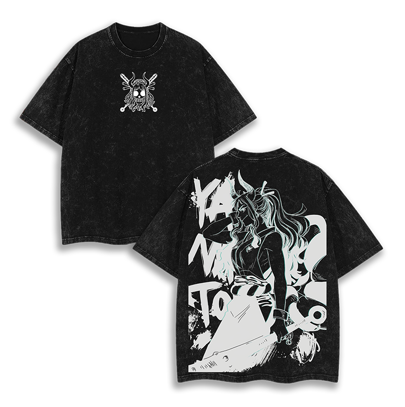 Yamato One Piece Anime  Washed T-Shirt
