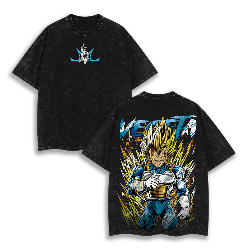 Majin Vegeta  Dragon Ball Z Washed T-Shirt